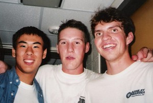 Sean (right) with Anders Chen and Christian Diegel